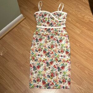 NWT Black Halo Daria Floral Sheath Dress - Size 4